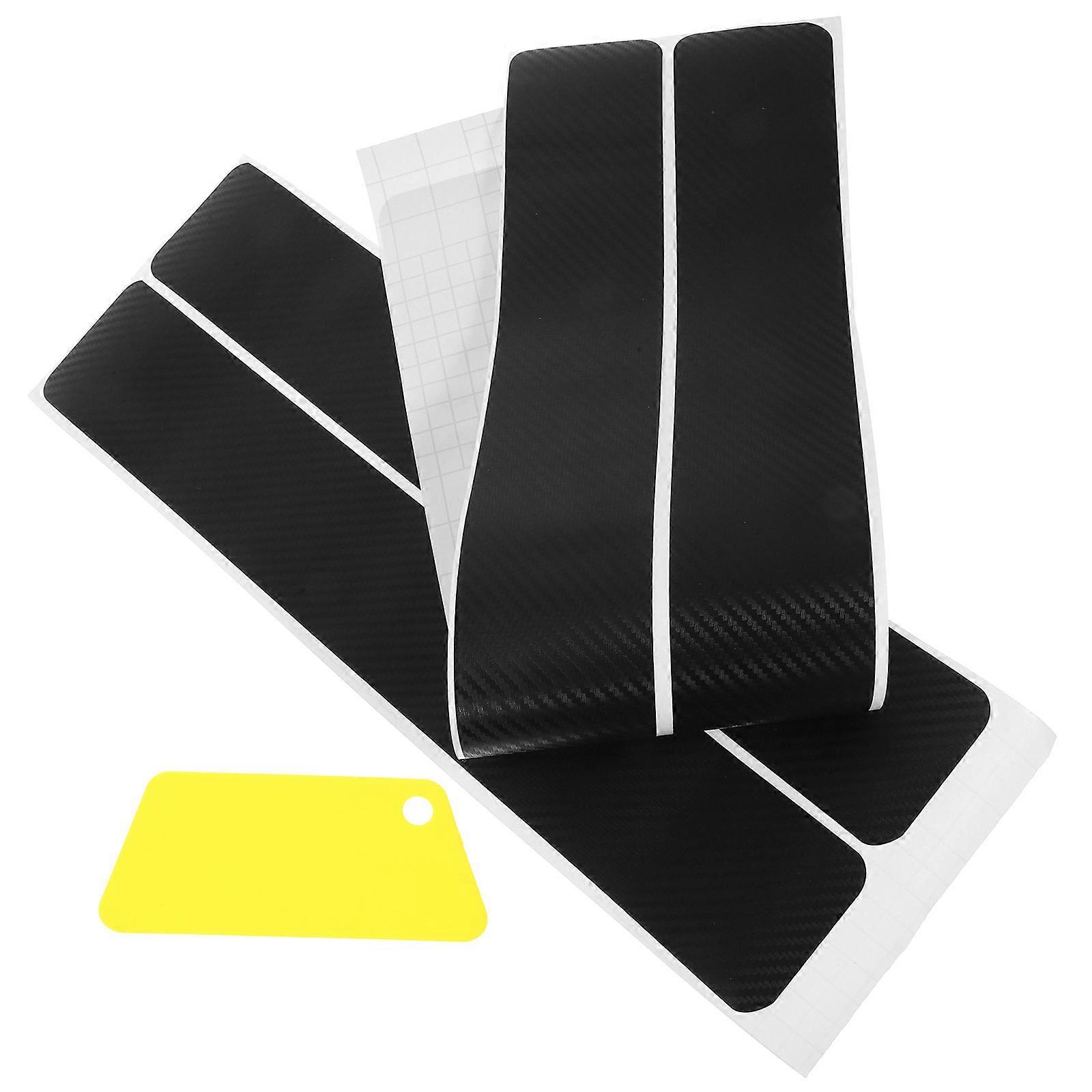 Carbon Fiber Car Door Sill Protector for Durable Guard 1Set