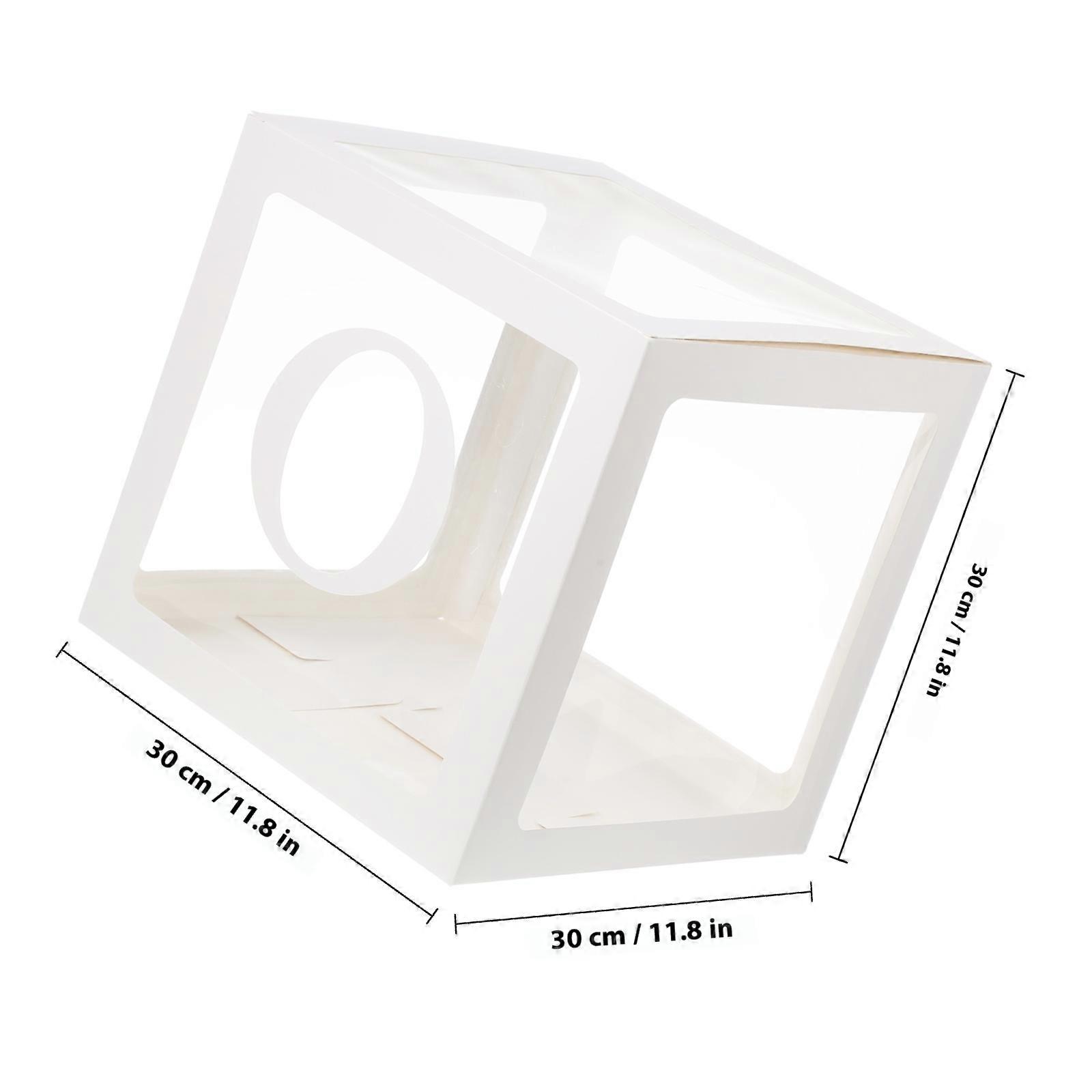 Birthday Balloon Boxes Baby Boxes with Letter Pattern for Party 1Set