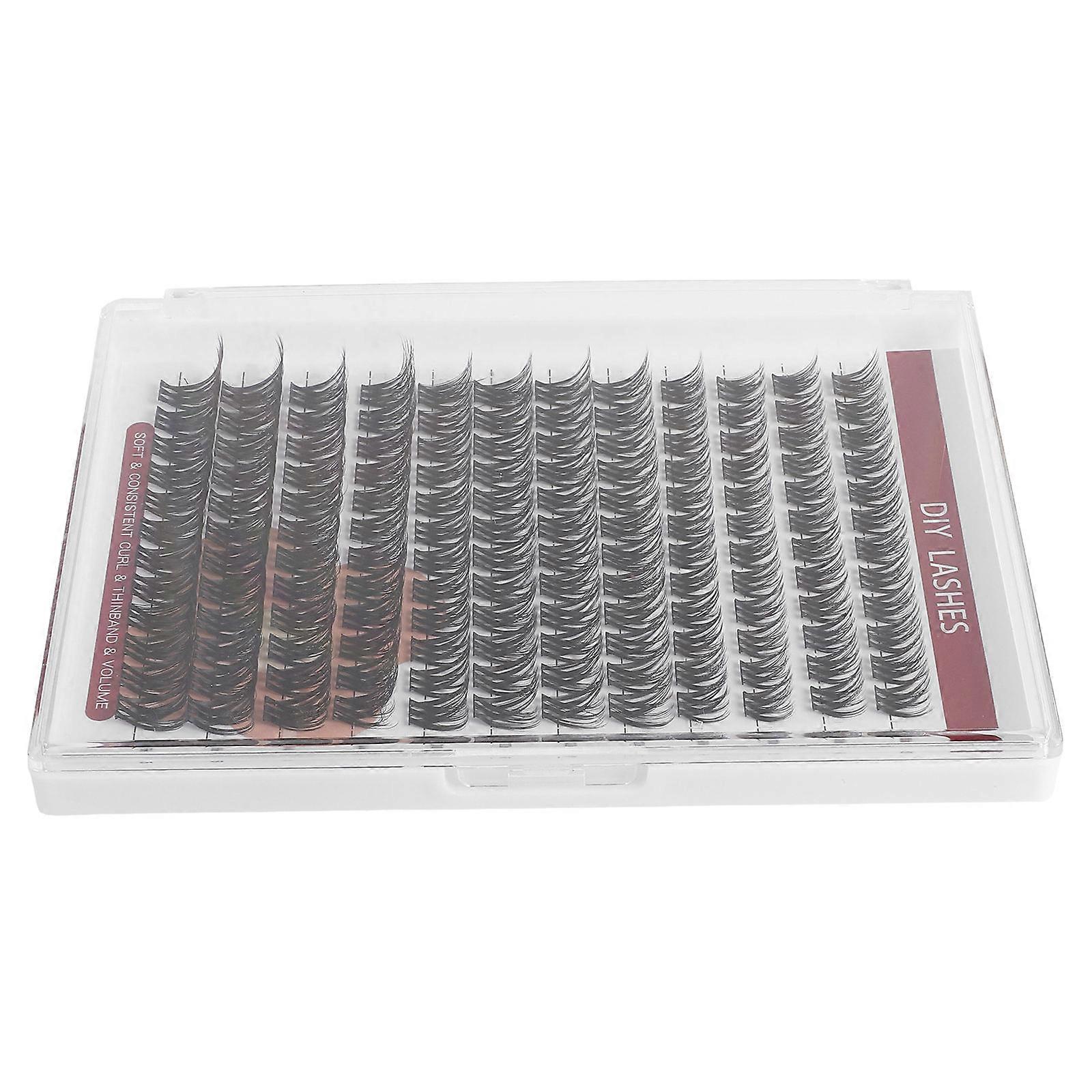 False Eyelashes Lash Clusters for Decoration 1 Box Compact Curl Lash Extensions