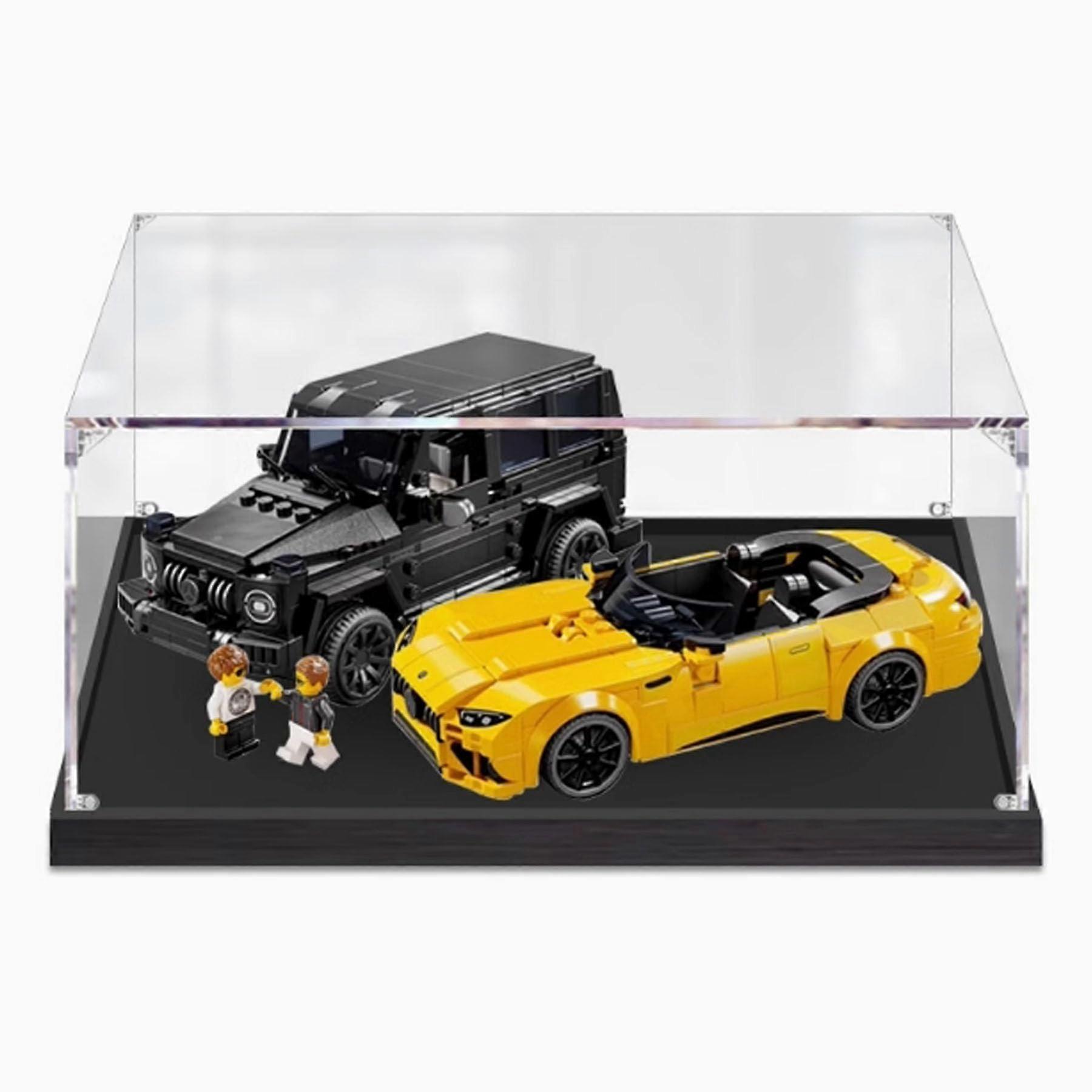 Acrylic Display Case for  76924 Racing Car Model, Dustproof Full Protection, 2mm UltraClear