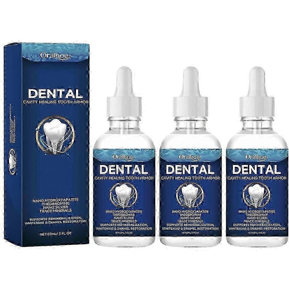 3pcs Tooth care solution Dentite Cavity Healing Tooth Armor