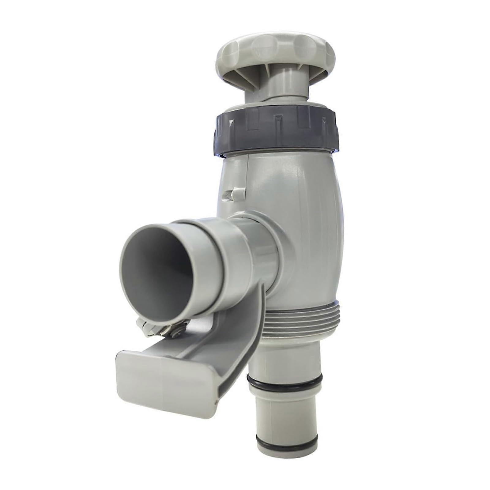 Pool Plunger Valve for Filter Pump, Efficient Water Flow Control Hose Replacement Part for Pool Maintenance