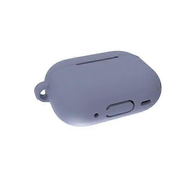 Case for AirPods Pro 2 Silicone Shockproof Protective Cover Lavender Grey Scratch Resistant Design