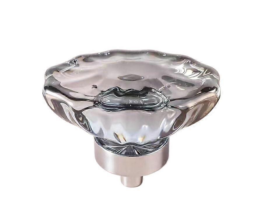 Crystal Cabinet Knobs Brass Drawer Pulls Elegant Dove Egg Design for Wardrobe Kitchen Furniture