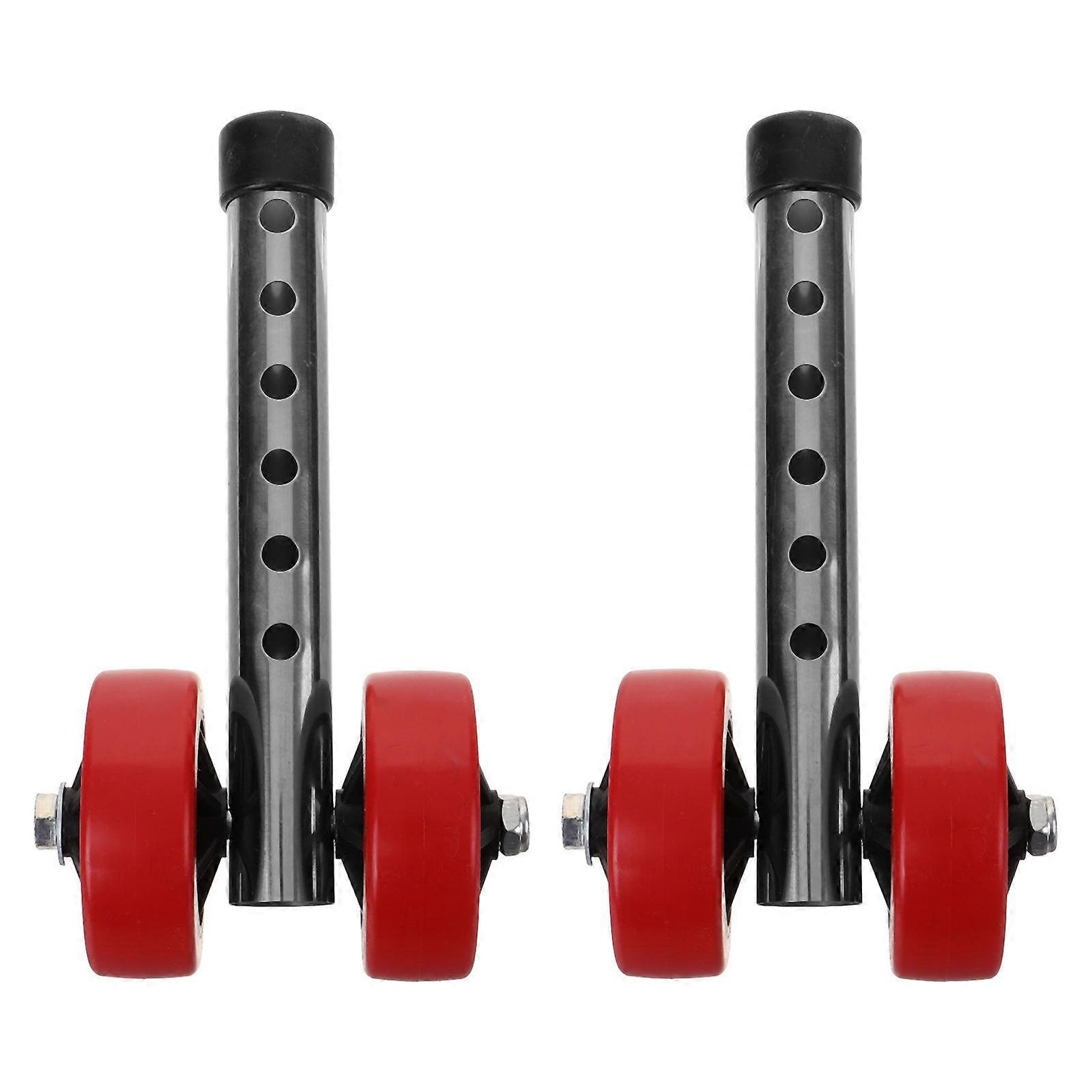 Anti-Wear Front Wheel for Walker Replacement 1Pair Walking Aid Wheels