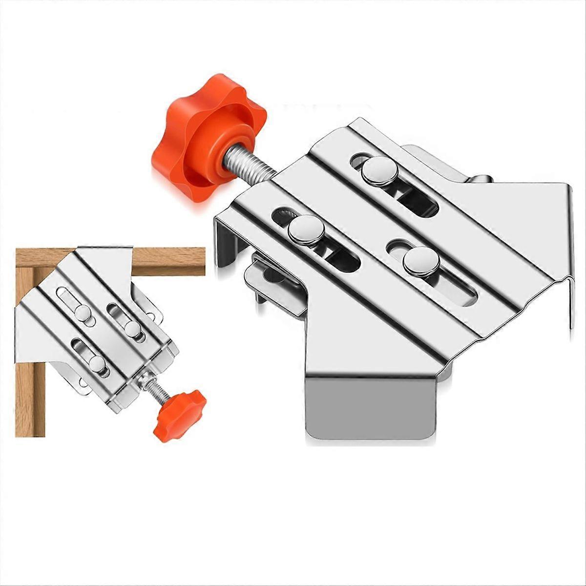 2 Pcs Multipurpose Stainless Steel 90 Degree Corner Clamp
