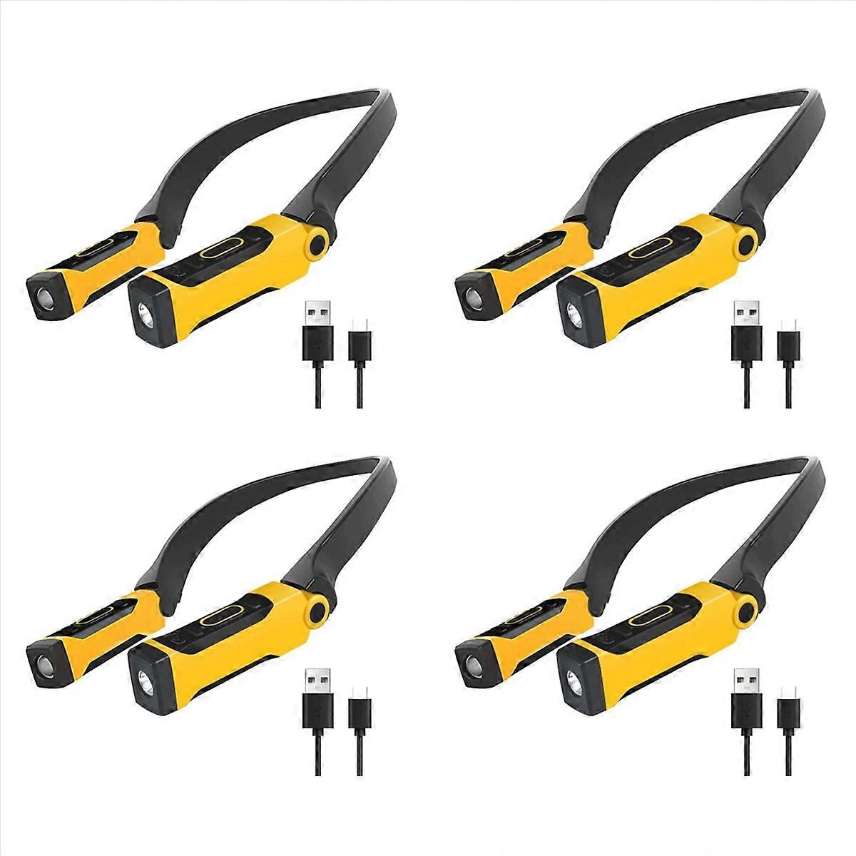 Rechargeable USB Reading Lamp Neck Book Light,for Reading, Camping