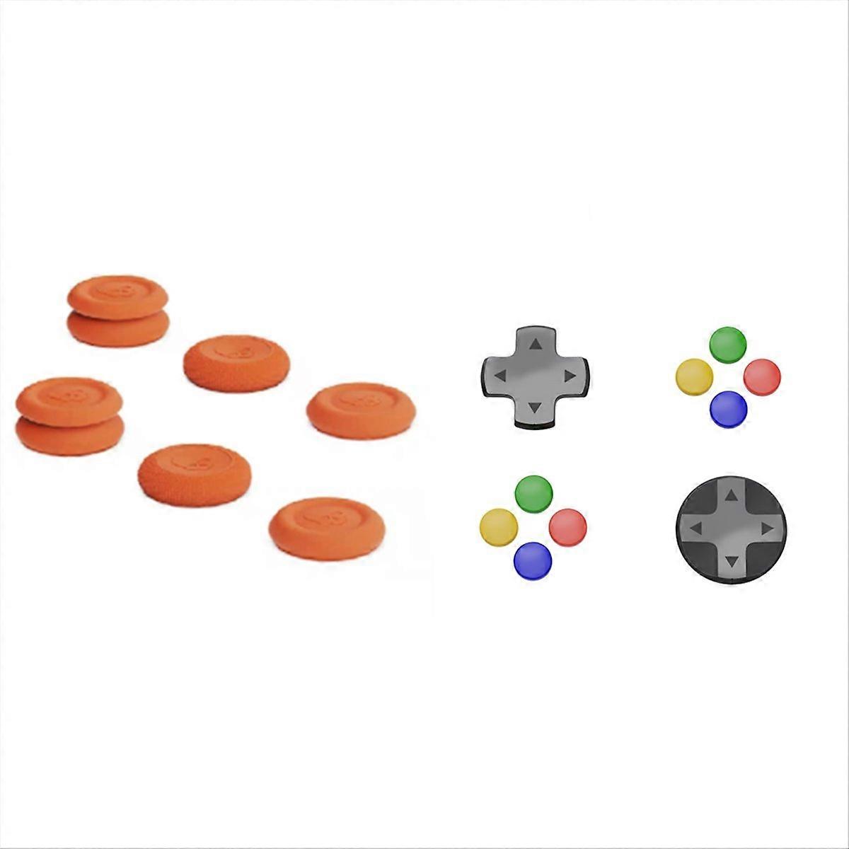 For Switch 2 Joystick Cap+D-Pad Button Cap Kit No-Slip Silicone Thumb Grips Caps