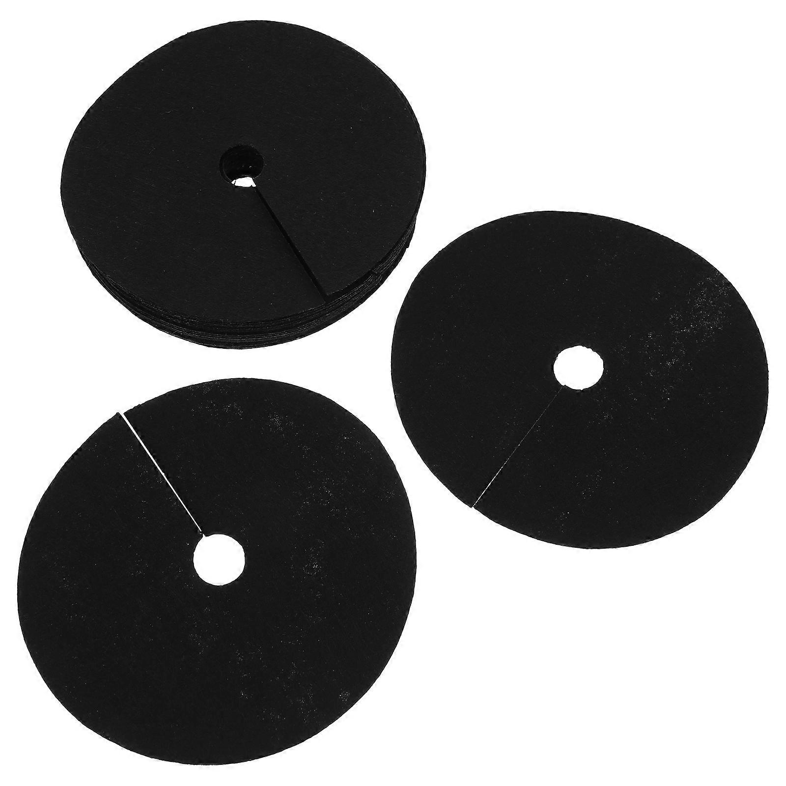 Gardening Anti Grass Fabric Control Tree Ring Cloth Black 20Pcs Pack