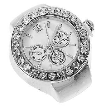 Elastische Finger Ring Uhr Quarz Finger Uhr Casual Mode Fingeruhr