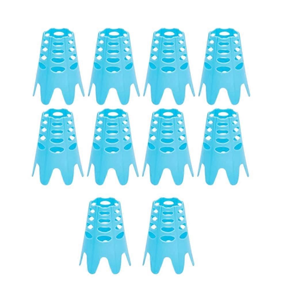 10Pcs Golf Practice Tees with Consistent Height for Driving Range and Simulator, Blue L