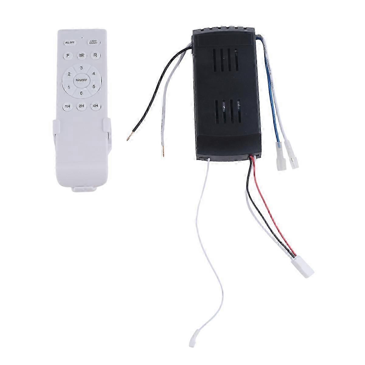 Universal Ceiling Fan Remote Control Kit Replacement, 6 Speeds and Timer