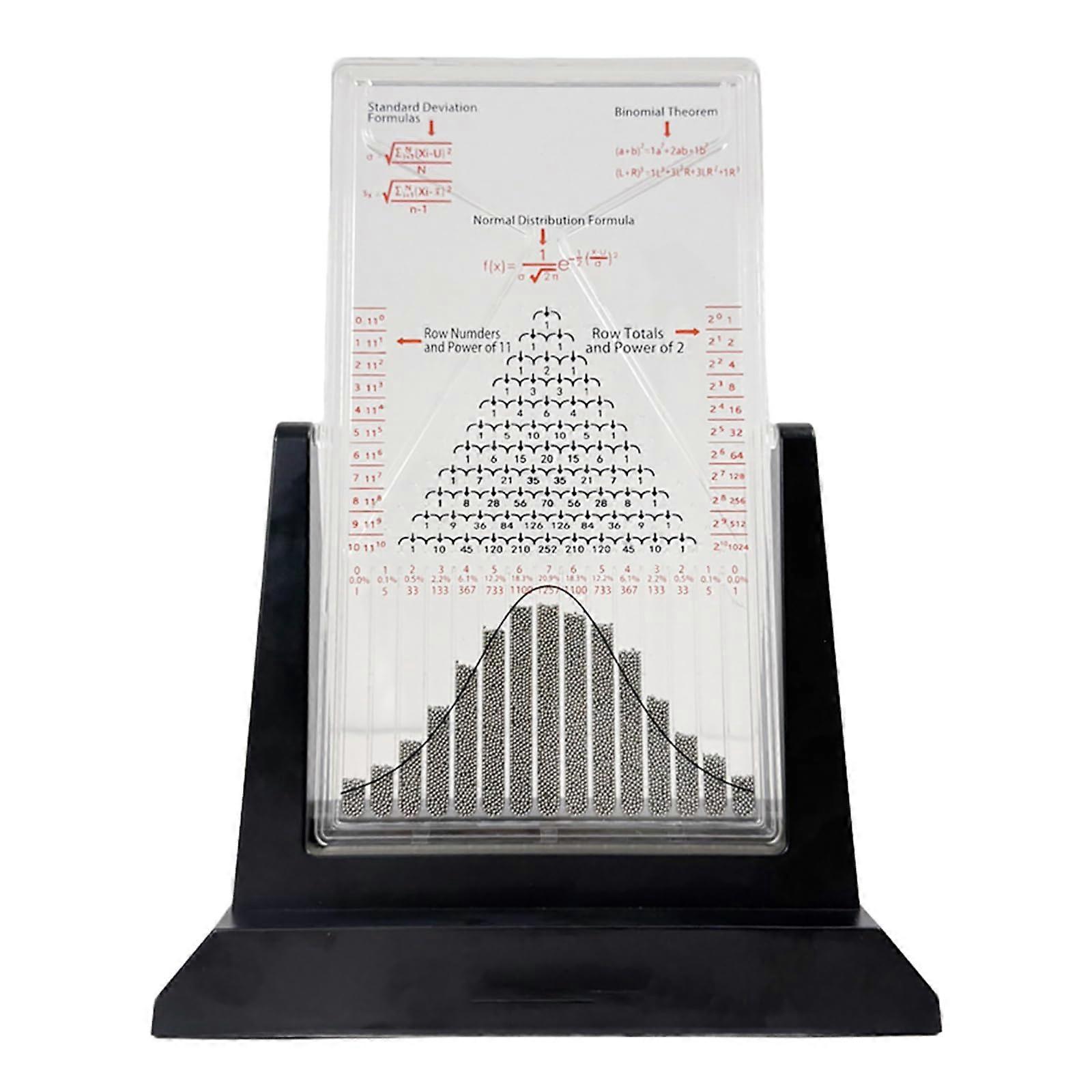 Galton Board 23x31cm Probability Experiment Model for Normal Distribution Teaching and Statistical Display