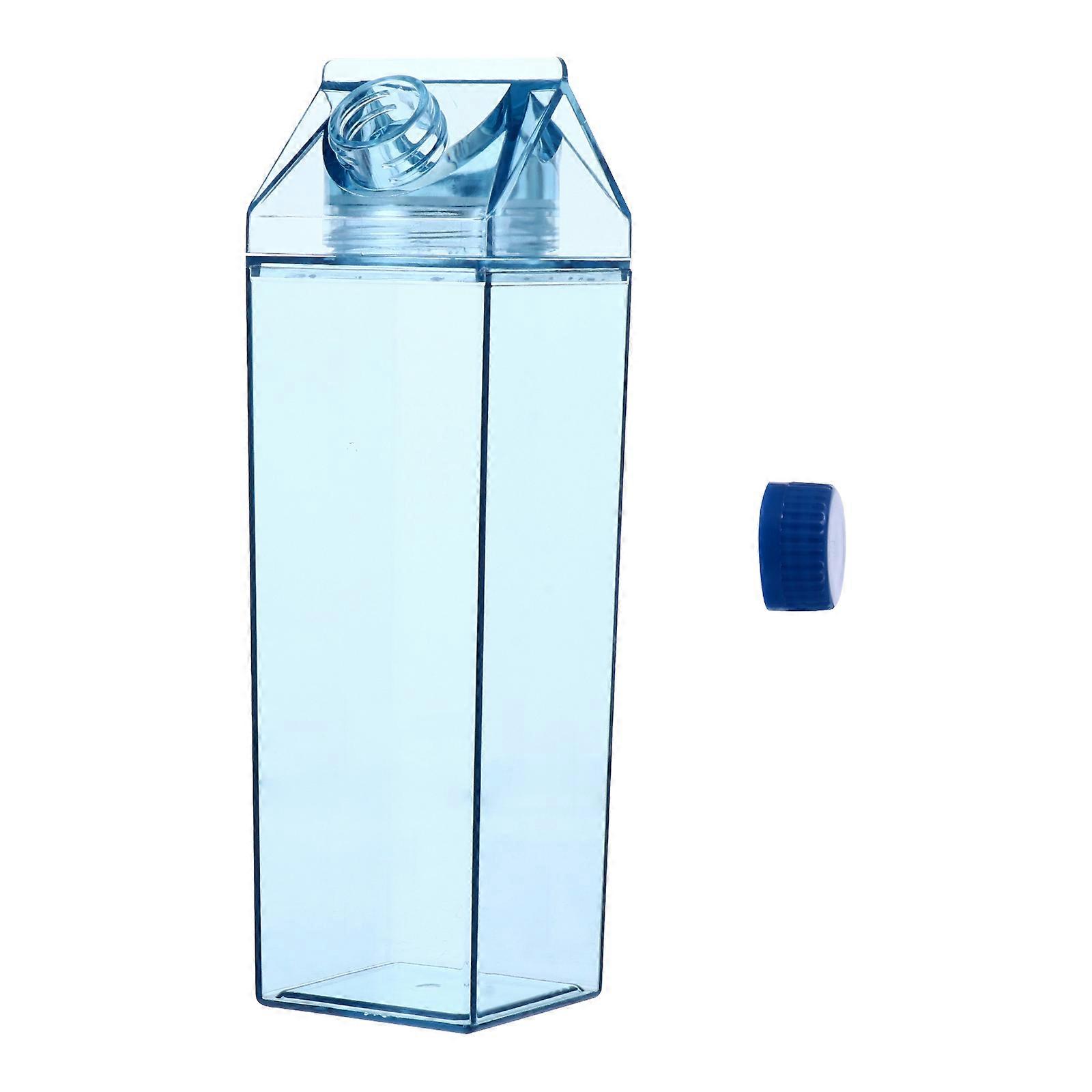 1pc Drink Bottle Empty 500ml Storage Bottle Transparent Plastic Milk Bottle