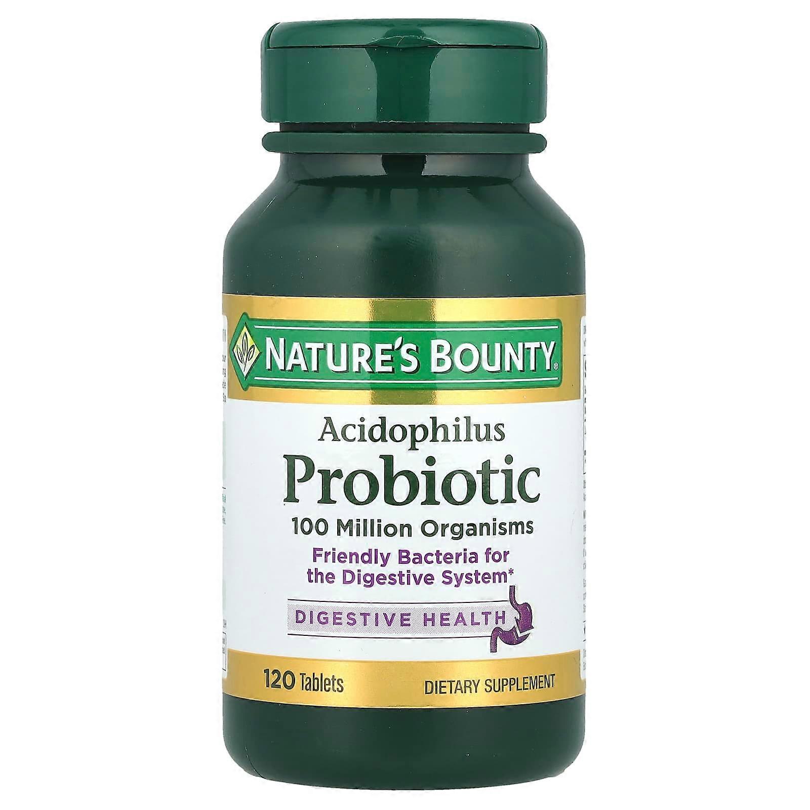 Nature's Bounty, Acidophilus Probiotic, 120 Tablets
