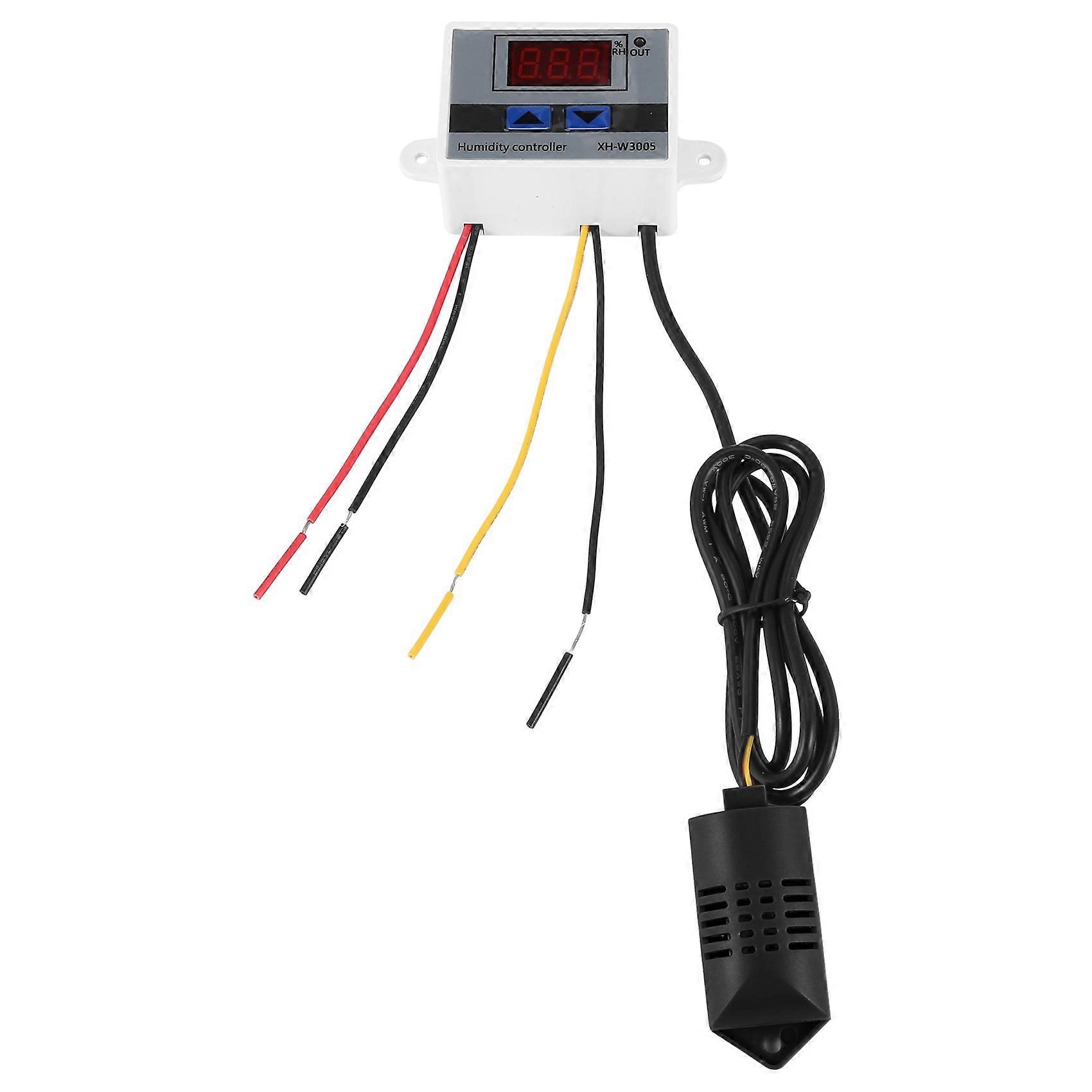 Digital Humidity Controller Hygrometer Humidity Control Switch 0~99%Rh Hygrostat With Humidity Sensor AC220V