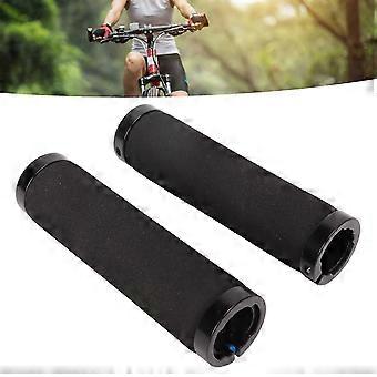 Double Lock Schwarz Fahrradgriff Griffe 2,22 cm Schwamm Stoßdämpfung