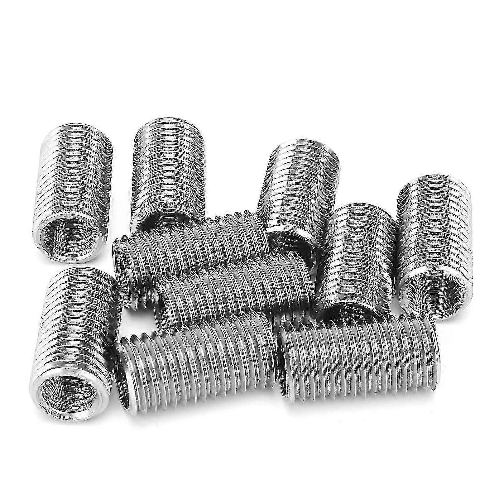 10Pcs M12 to M16 Thread Reducer Sleeve Nut Set
