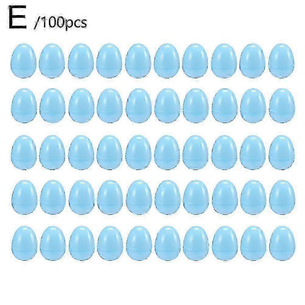 plastic fillable easter eggs 100 pcs empty bulk blank