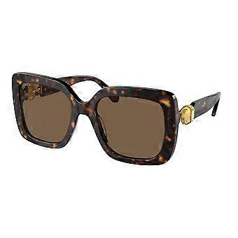 Swarovski SK6001 100273 Full Rim Tortoise Women Square Sunglasses UV3 Original