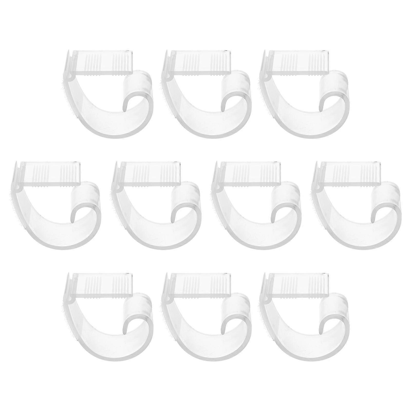 Transparent Table Cloth Fixing Clips Clips for Tablecloth 10Pcs