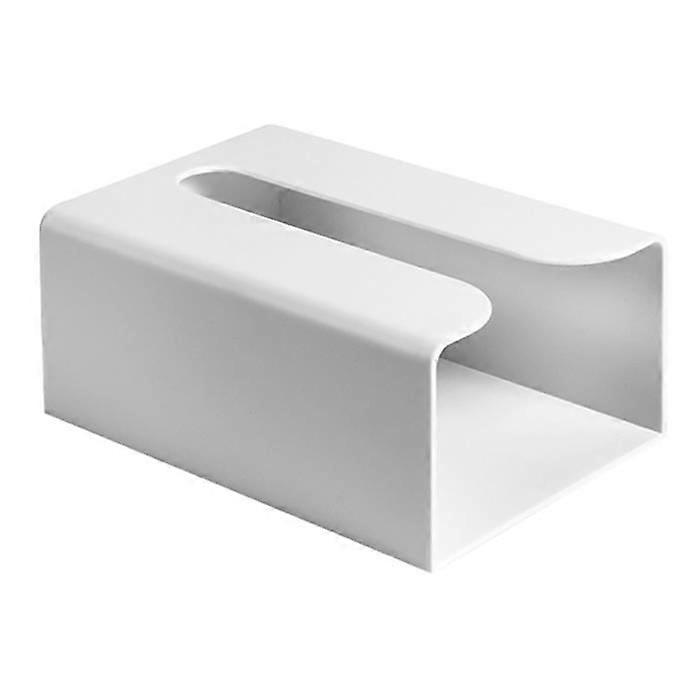 Wall-mounted tissue box - OMABETA - Large White - Traceless wall mounting - Space saving - Multifunctional