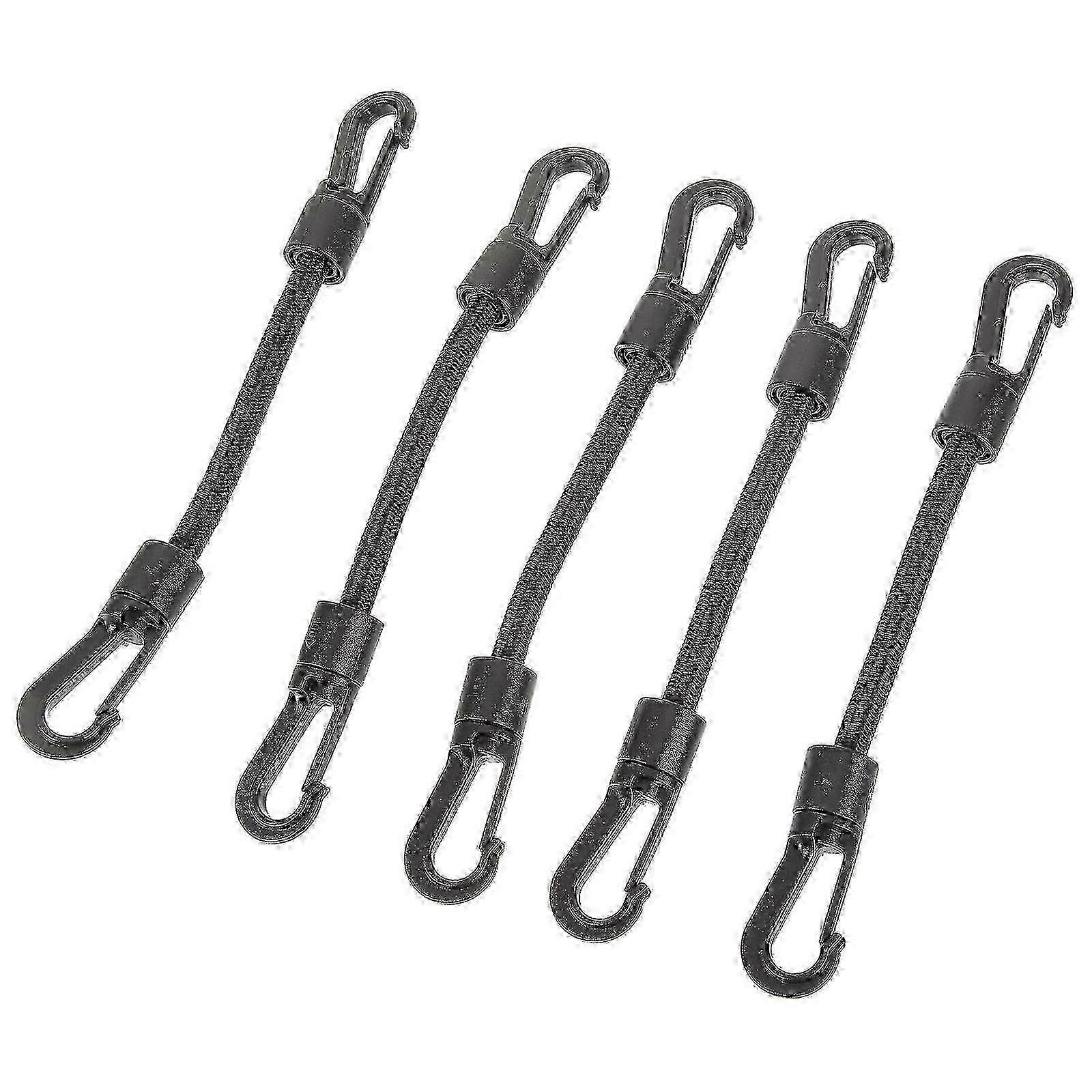 5Pcs Elastic Hook Straps Multi-function Tie Down Straps Outdoor Camping Buckle Straps