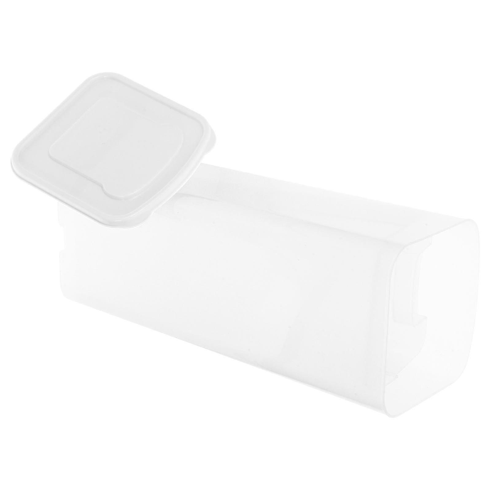 Airtight Bread Box for Kitchen Countertop, PP Material, White, Compact Size