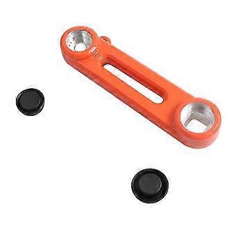 Kompatibel mit XO Vorderarm mit großem und kleinem Arm, kompatibler Stahlabdeckung, Elektroroller-Reparaturteile, Orange
