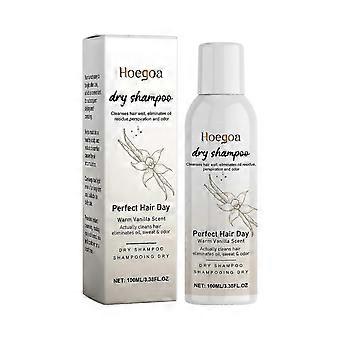 Vanilla Dry Hair Spray - Frizz Control, Volume Boosting & Oil Absorption Dry Shampoo for Instant Freshness, Nourished Hair & Easy On-the-Go Hair Manag