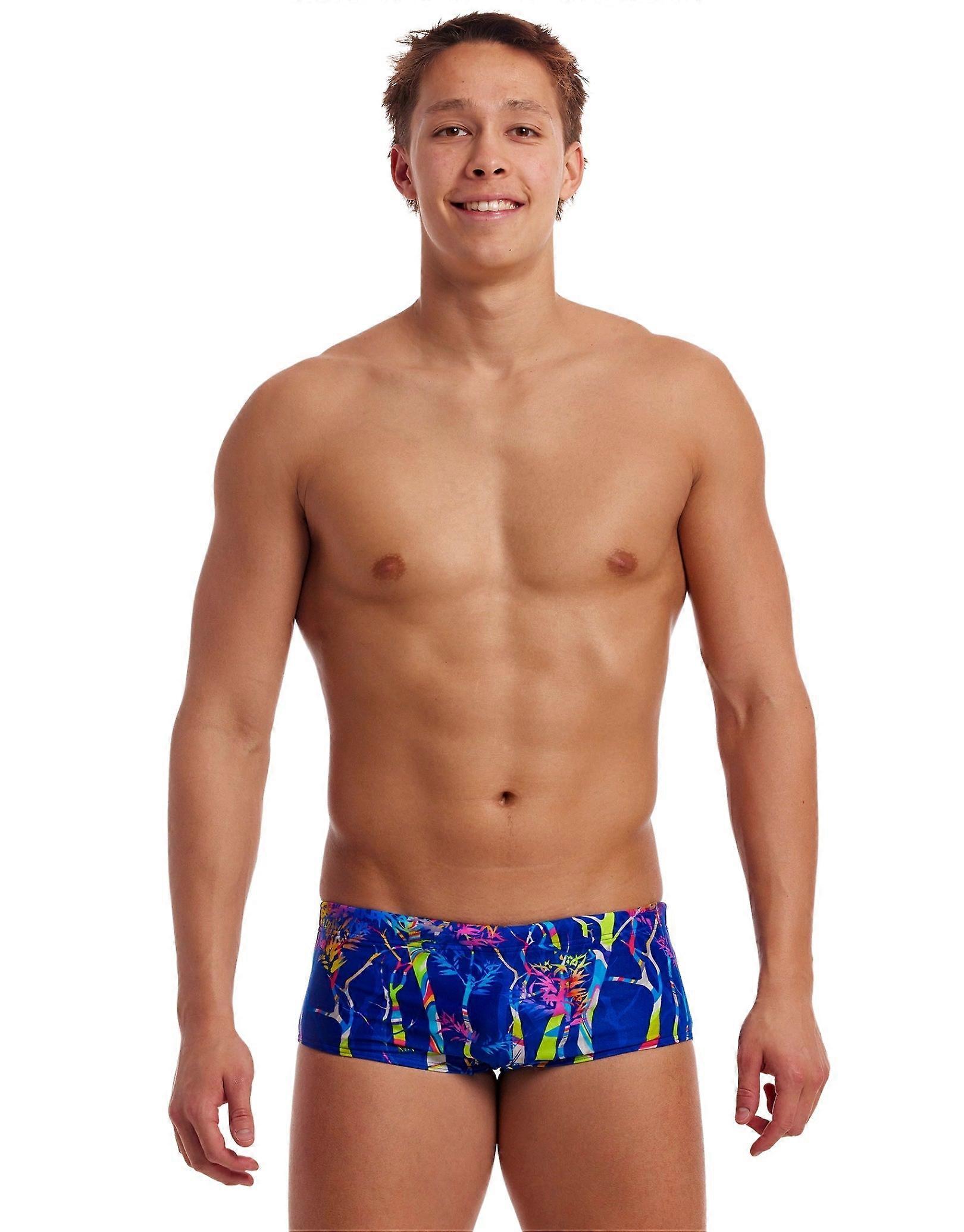 Funky Trunks Dammed Sidewinder Swim Trunks - Blue
