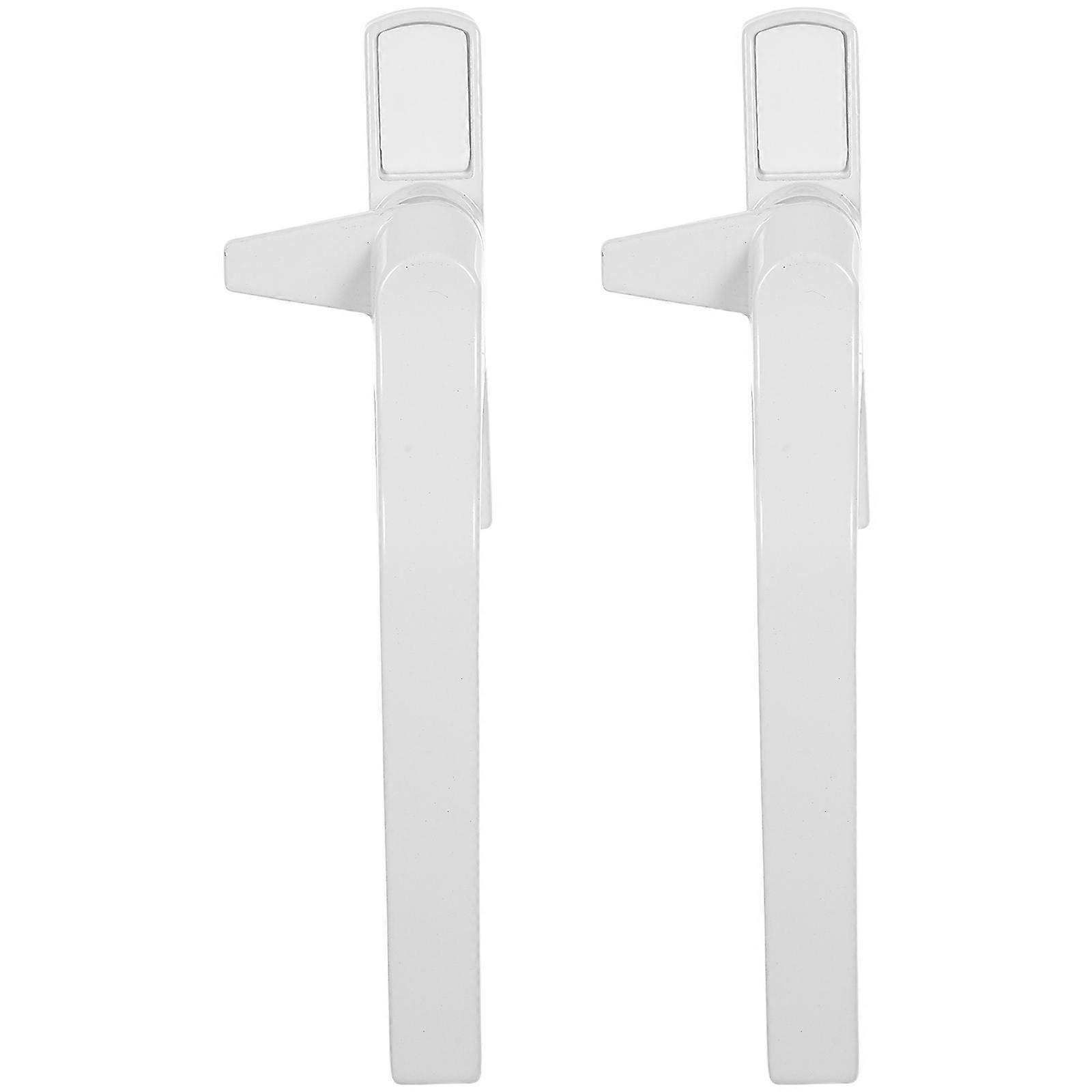 2pcs Right-Hand Casement Window Handle: Offset Secure Locking Lever Pull Handle - Sliding Window Accessories for Interior Replacement