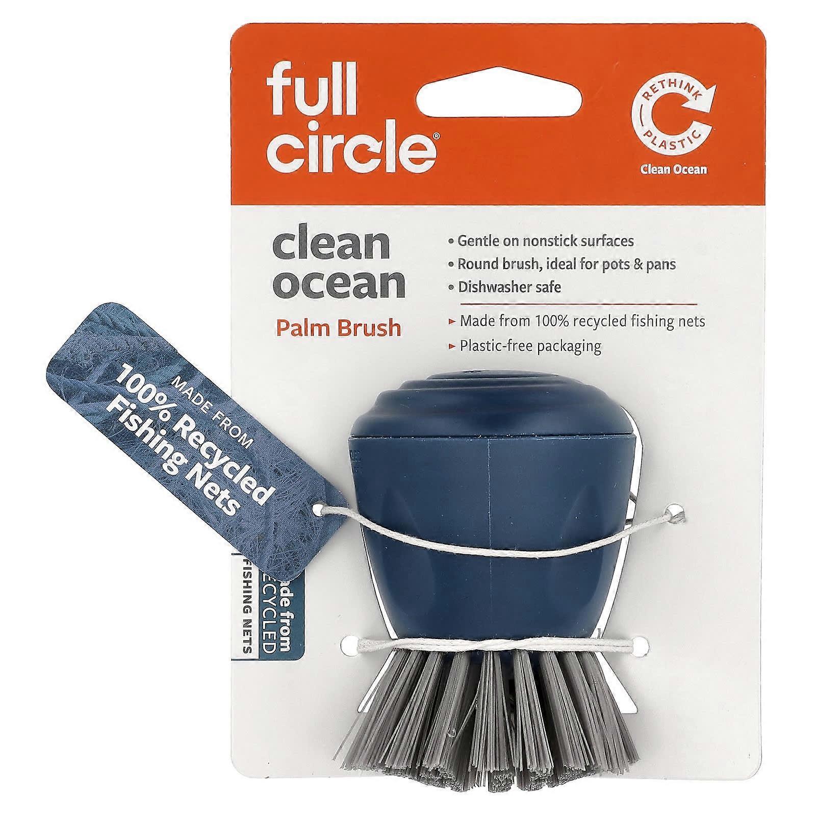 Full Circle, Clean Ocean Palm Brush, 1 Count, 4-Pack