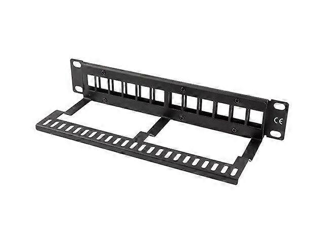 Lanberg Empty Patch Panel 12 Ports 1u 10" Black
