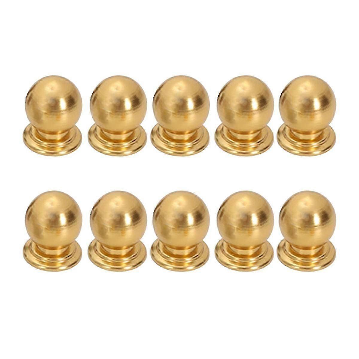 10 Pcs Cabinet Knobs Round Ball Knobs Bathroom Cabinet Knobs Dresser Knobs, Modern Cabinet Hardware for Kitchen