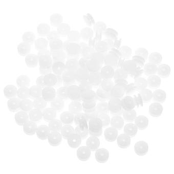 60pcs Belt Pulley Set: White Plastic Pulley Wheels compatible with Diy Educational Models Transmission Efficiencyeasy Installation And Maintenance