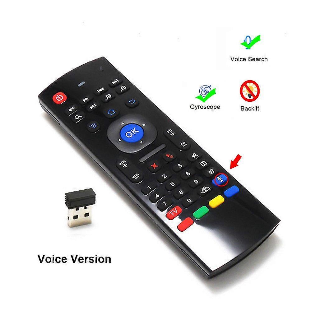 MX3 Backlight Air Mouse Remote Control Wireless Mini Keyboard 2.4Ghz For Android TV Box PC Motion Sensing Gamer Controller