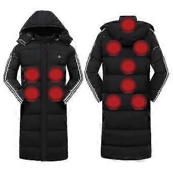 Long Heating Coat Male Coat Smart Charging Heating, Heating Down Jacket Womens