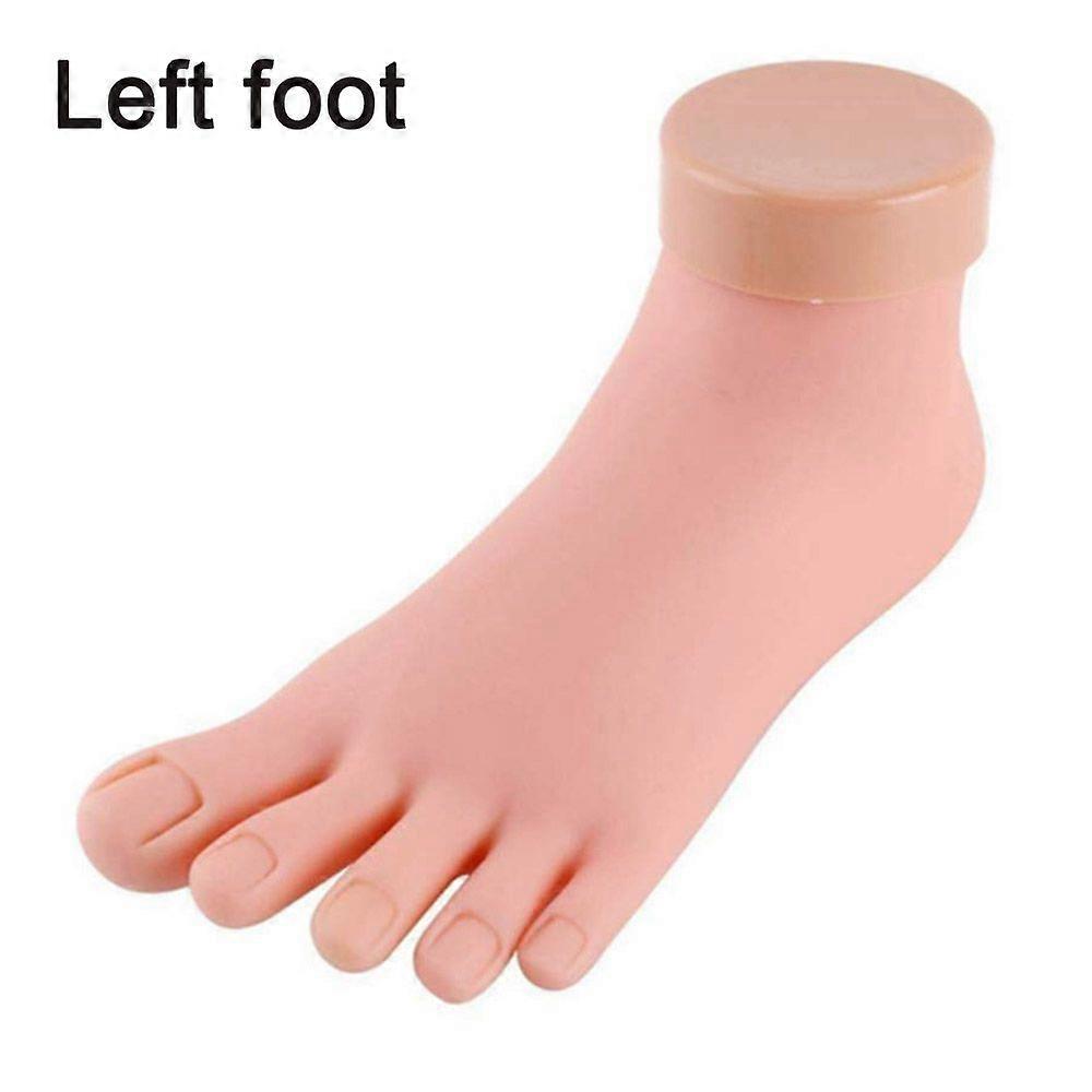 Manicure practice feet - left footmake up