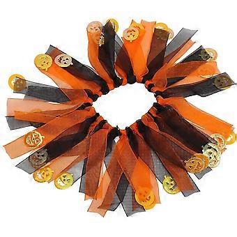 Decorative Dog Collar, Comfortable and Skin-friendly Pumpkin Head, Lovely Soft Holiday Cat Collar, for Christmas (M)