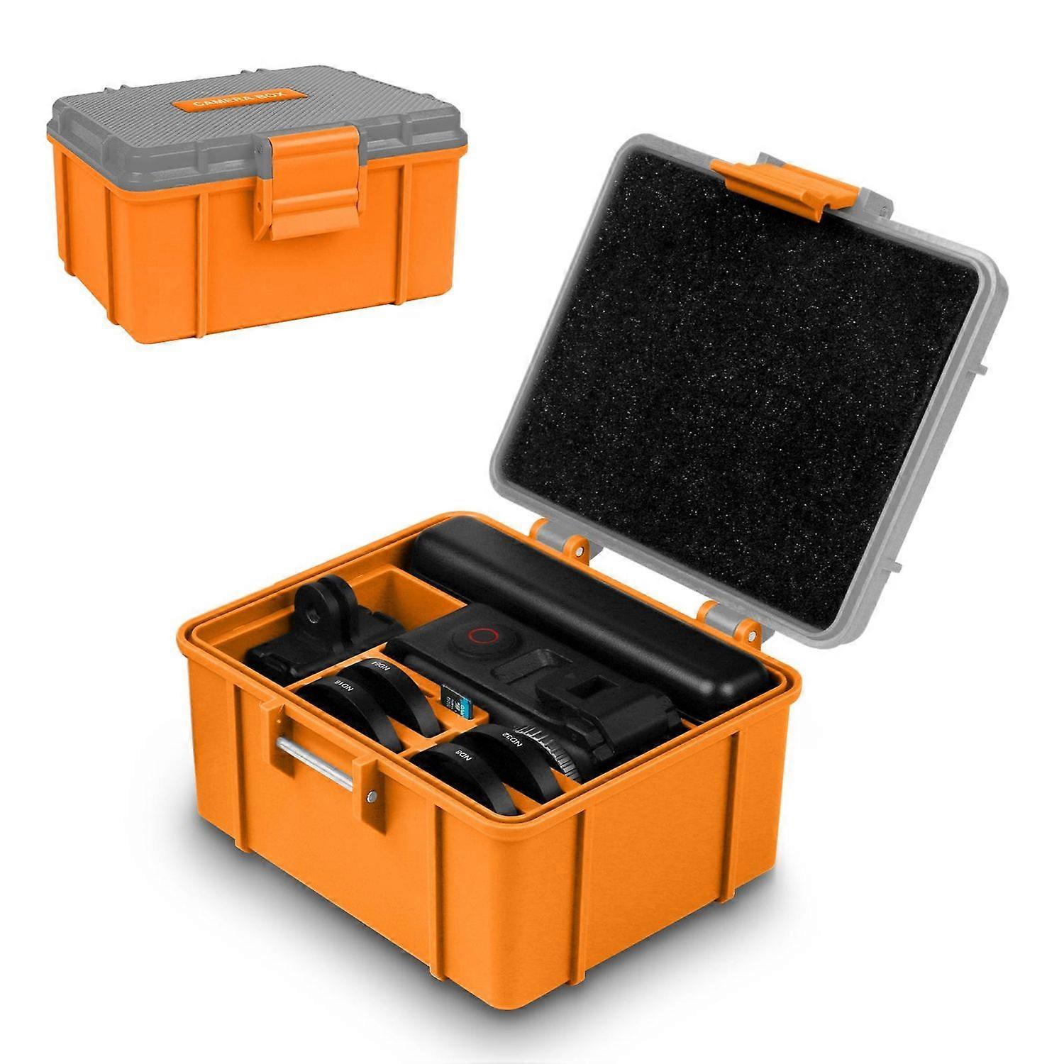 For DJI Osmo Action 5 Pro / 4 / 3 Hard Case Storage Box Orange