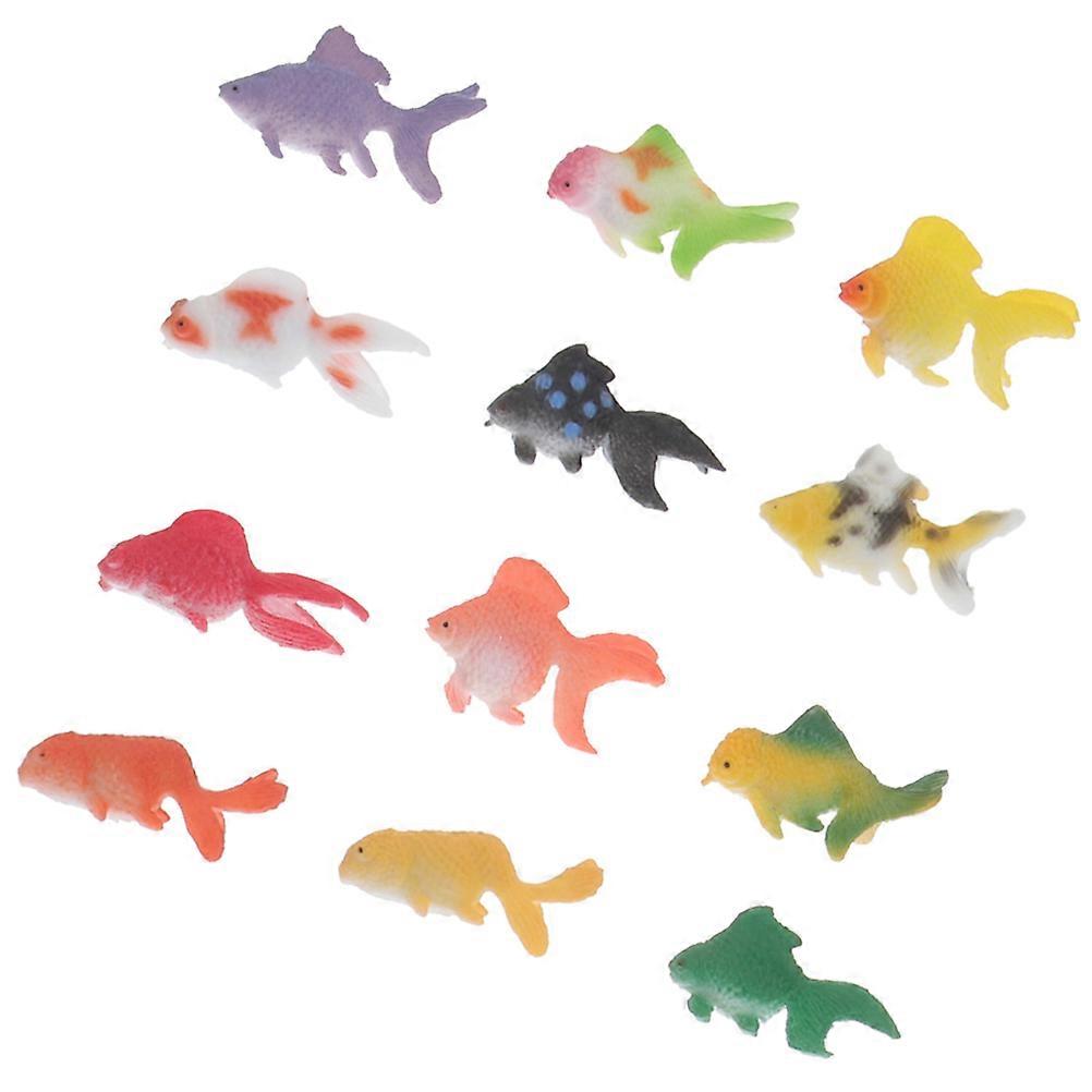 Assorted Color Models for Decoration 12Pcs Plastic Simulation Figures