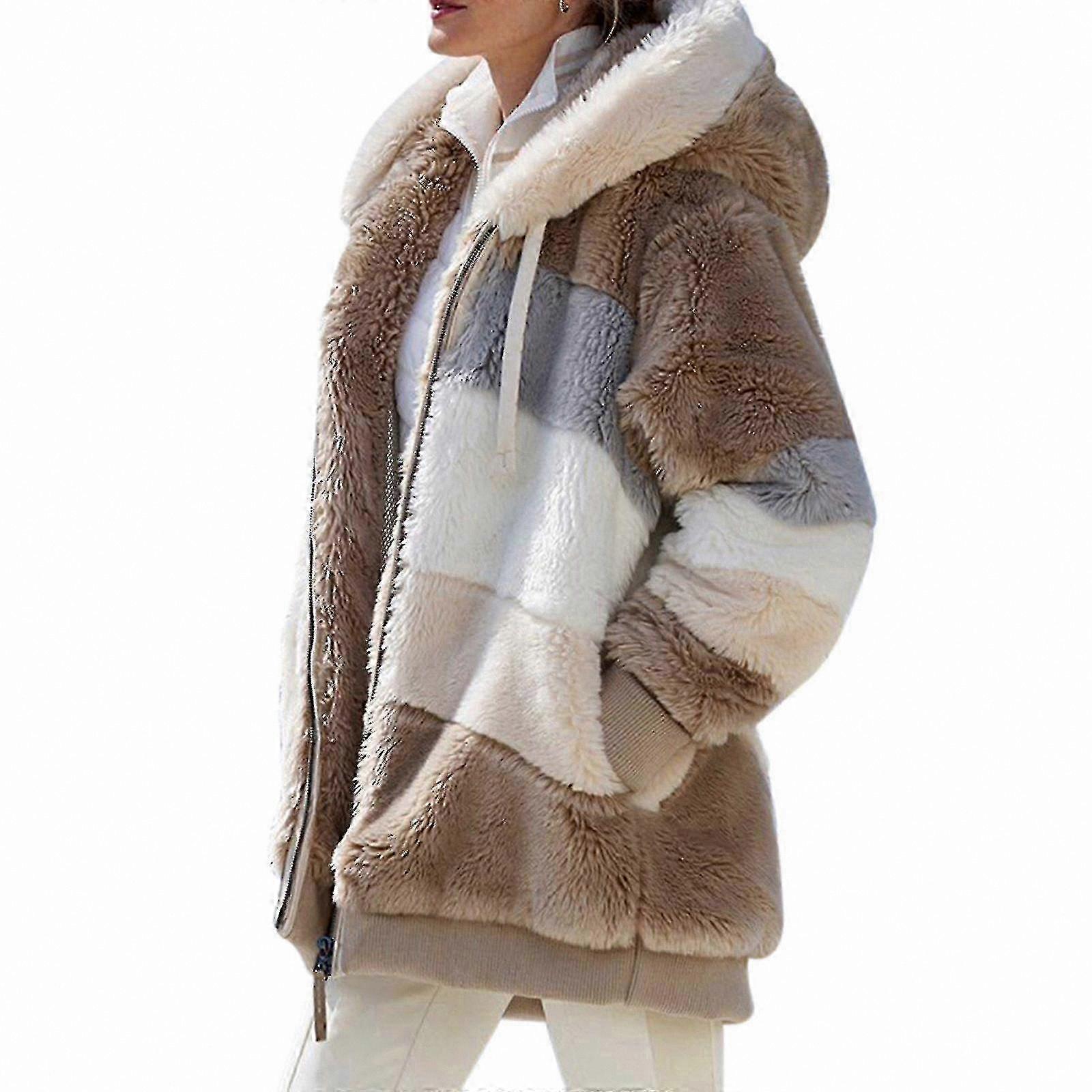 Casual Plush Coat in Soft Material