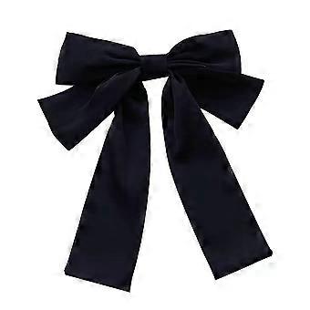 Hair Barrette Big Bow-knot Large Size Solid Color Double Layers Anti-slip Hair Decoration Princess Style Soft Anti-rust Women Hairpin Women Hair Acce