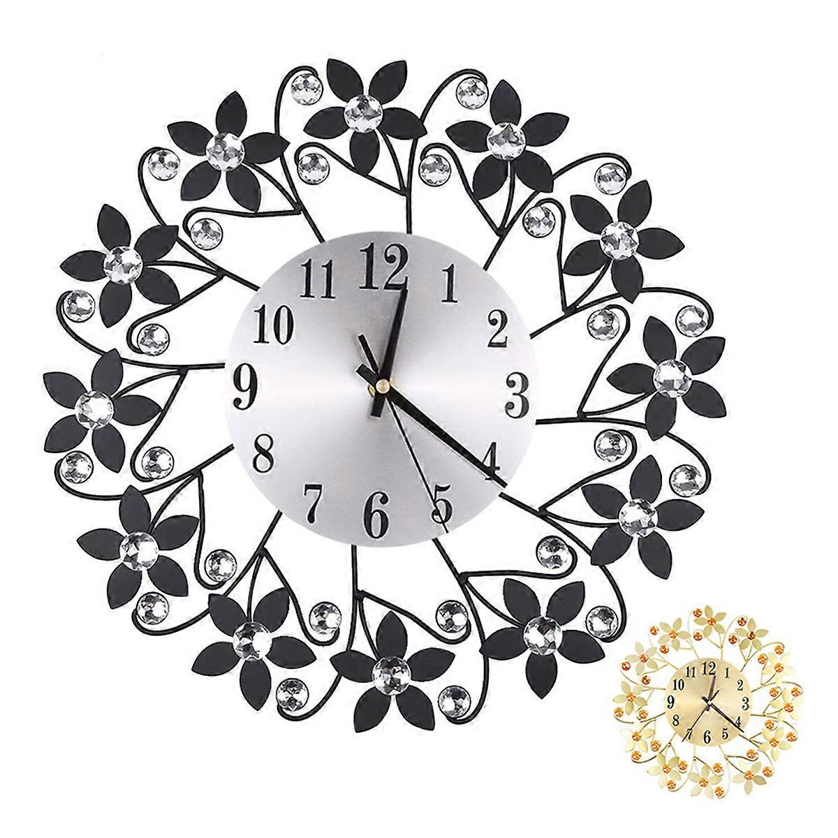 Hanging Clock Decorative Wall Clock Creative Wall Clock Diamond Wall Clock Vintage Wall Clock