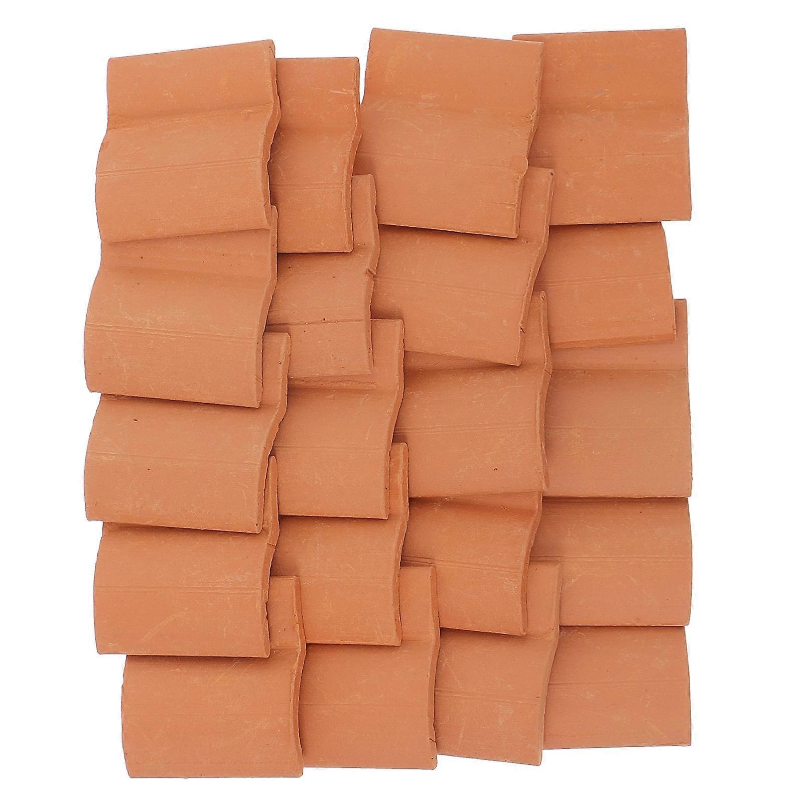 Mini Model for Decor 1Set Pottery Clay Sand Table Bricks