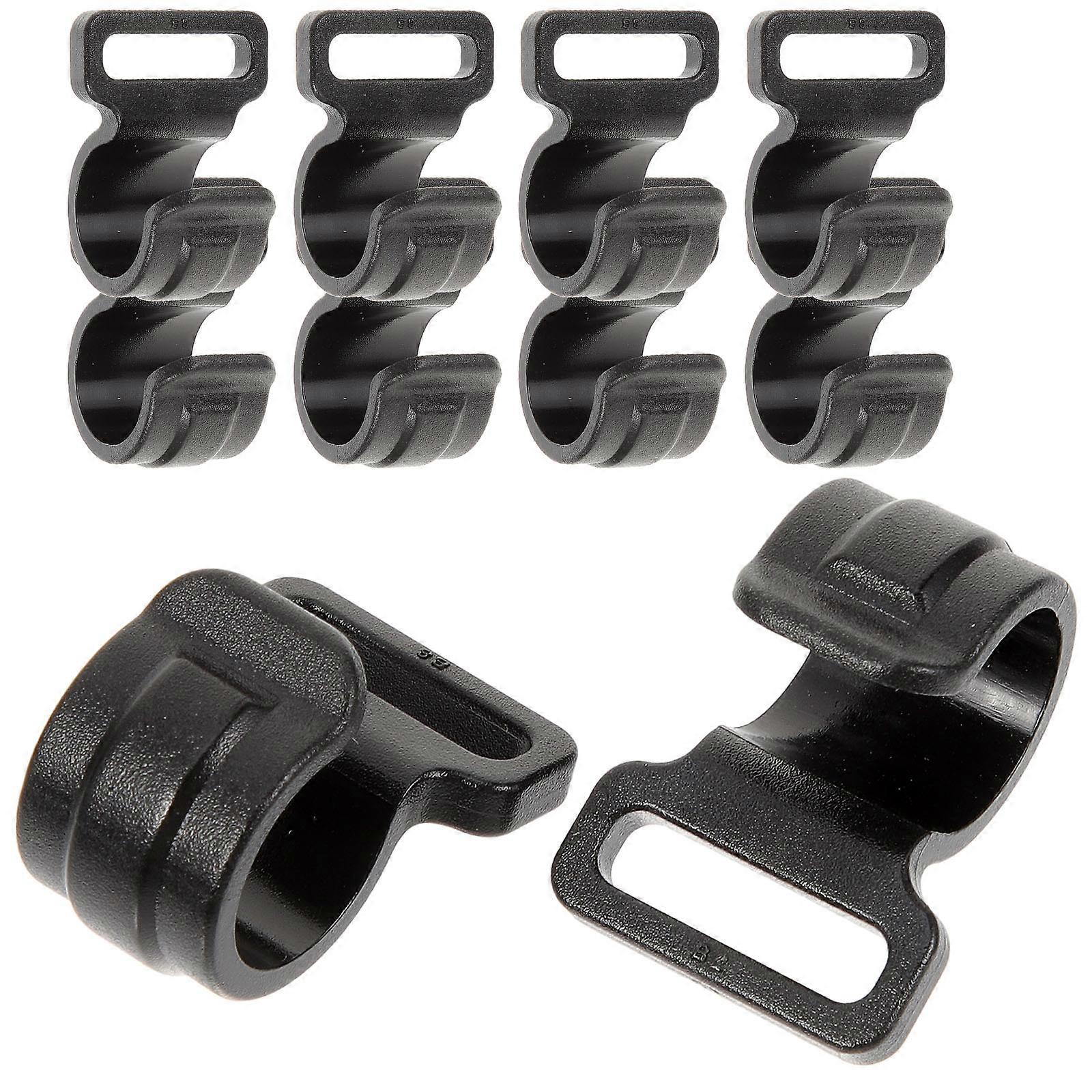 10pcs Camping Tent Hooks Canopy Windproof Hooks Plastic Connection Hooks Pole Hooks