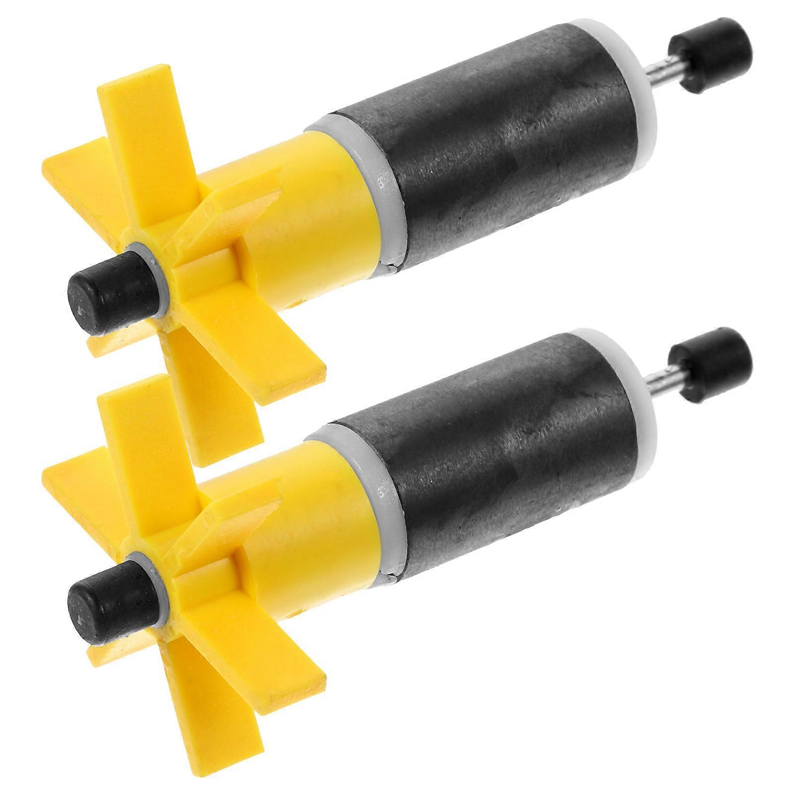 2pcs Submersible Pump Rotor Replacement Filter Impeller Pump Rotor Impeller