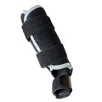 Gevoerde voorpootbandage voor katten, voor gebruik binnenshuis, met stevige grip en voorgevormd inzetstuk voor ondersteuning tijdens dagelijkse rustmomenten. Maat XXS.