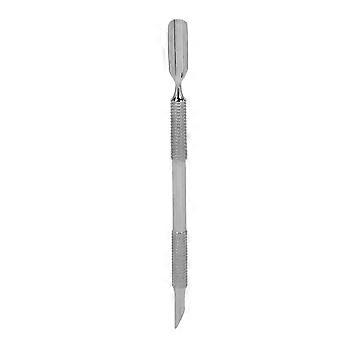 Nagelhauttrimmer Pusher Doppelkopf Glänzende Edelstahl-Pediküre Abgestorbene Hautentfernung Hornhautentfernung Gabel